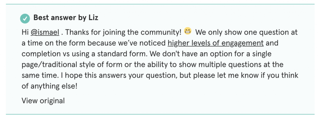 Why You Shouldn't Use Typeform On Your Landing Page - Growform Multi Step Form Builder