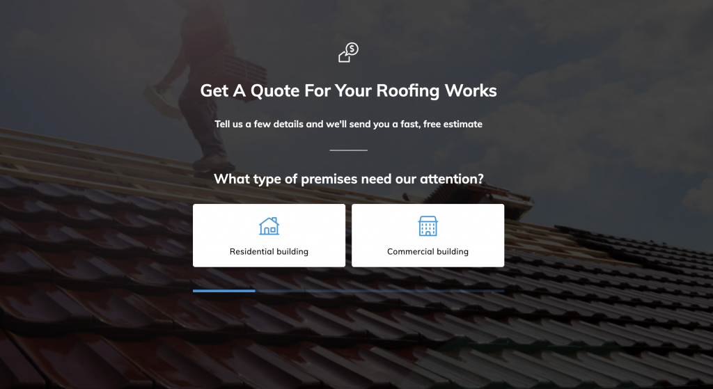 Roofing Form Template