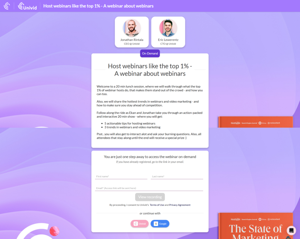 Host webinars like the top 1% – A webinar about webinars