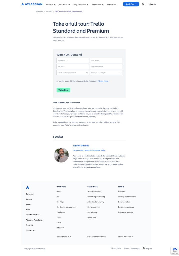Trello Standard and Premium