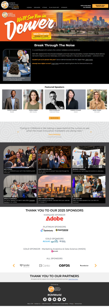 Content Marketing World