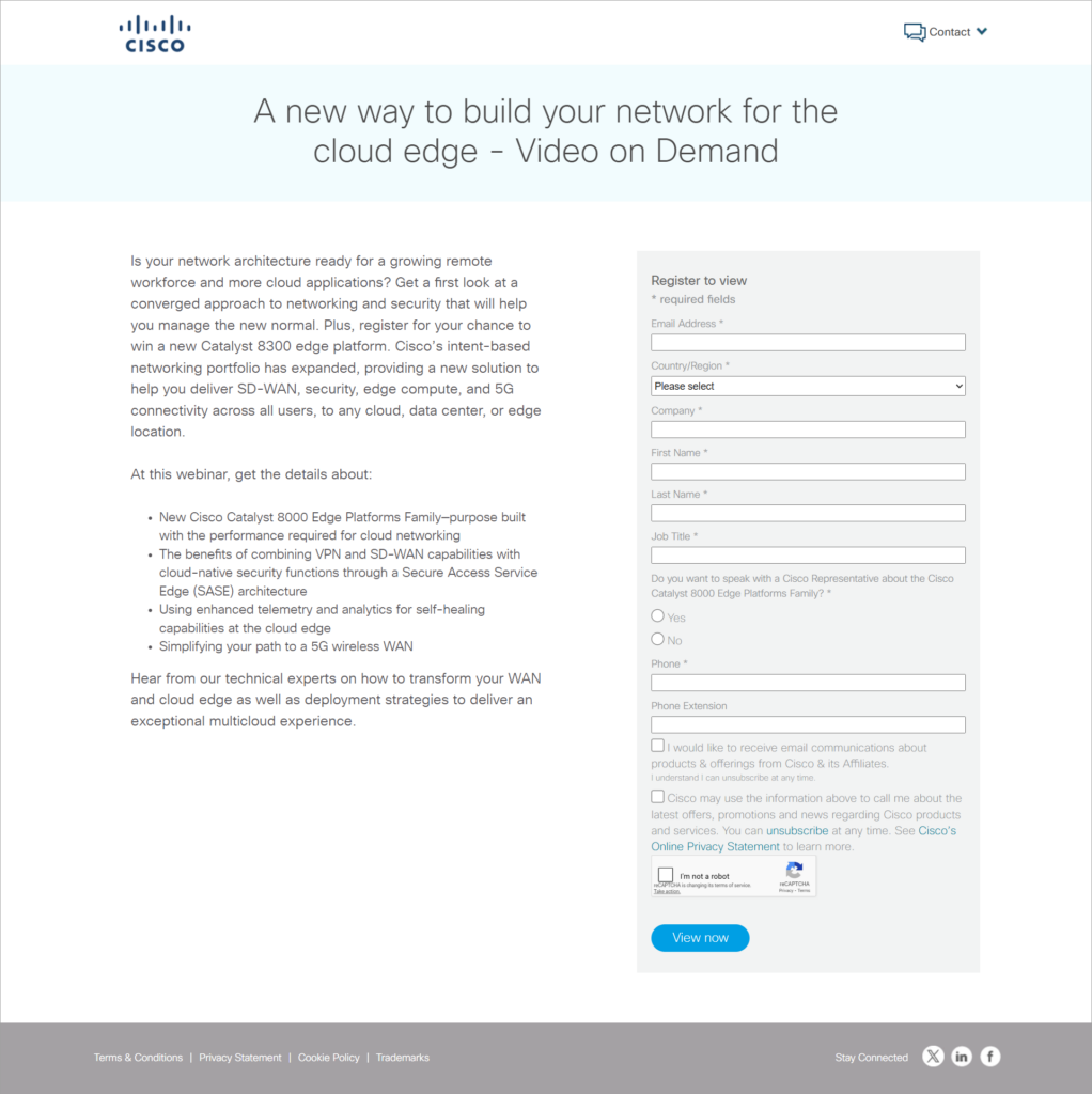 A new way to build your network for the cloud edge