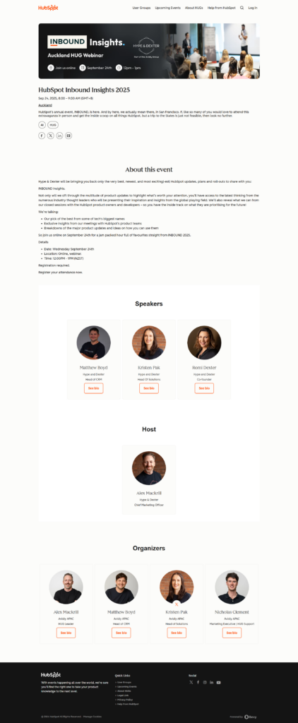 HubSpot Inbound Insights 2025