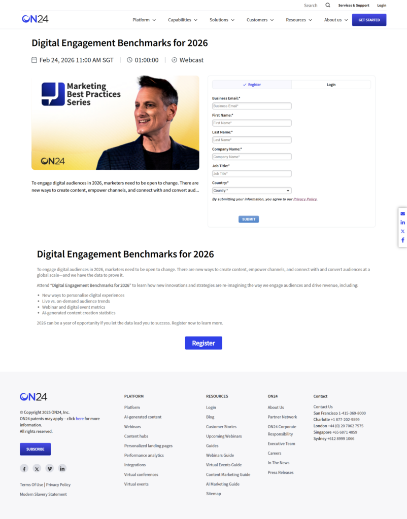 Digital Engagement Benchmarks for 2026