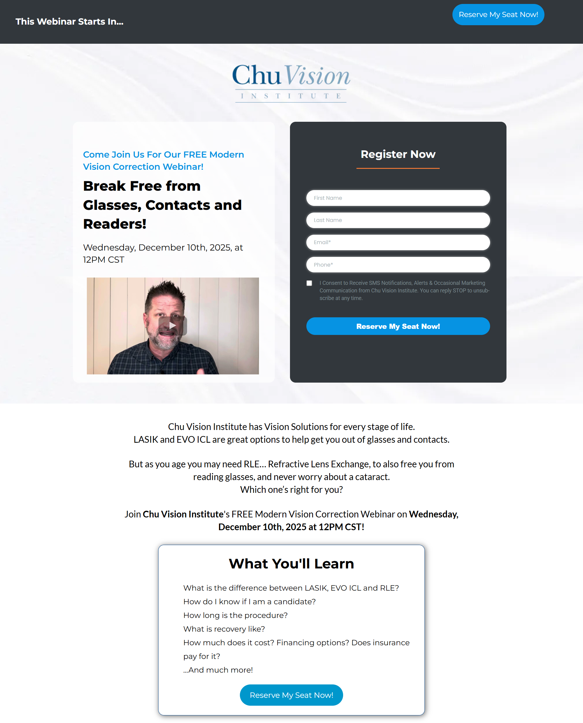 Modern Vision Correction Webinar