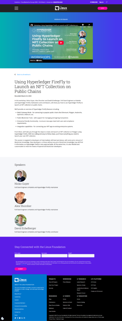 Using Hyperledger FireFly to Launch an NFT Collection on Public Chains