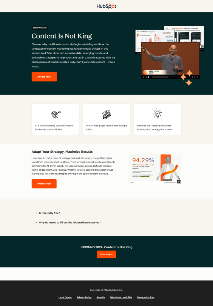 INBOUND 2024: Content Is Not King