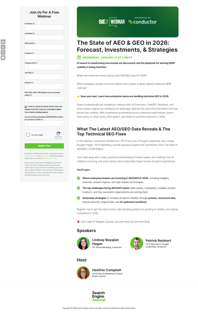 The State of AEO & GEO in 2026: Forecast, Investments, & Strategies