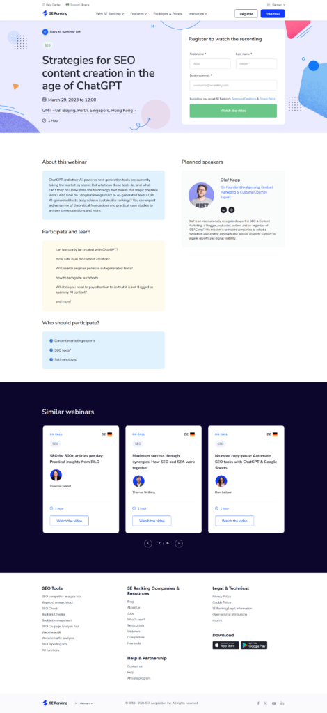 Strategies for SEO content creation in the age of ChatGPT