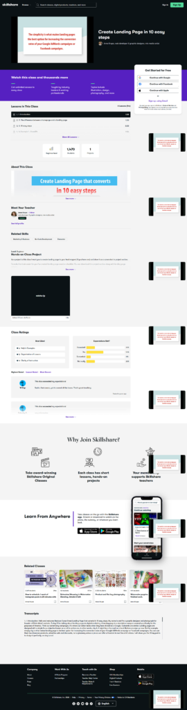Create Landing Page in 10 easy steps