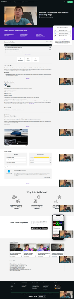 Webflow Foundations: How To Build a Landing Page