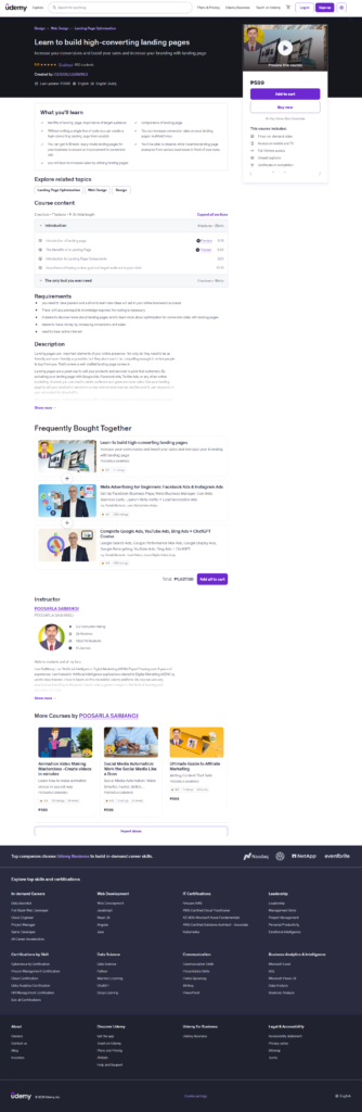 Learn to build high-converting landing pages