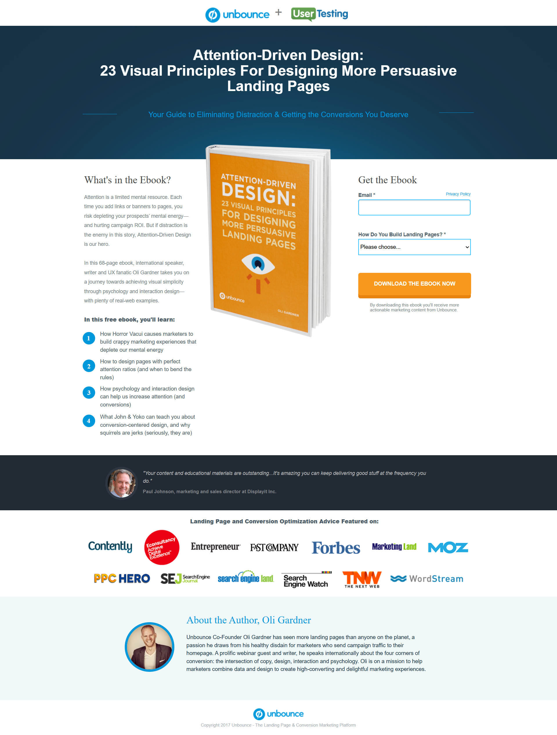 Attention-Driven Design: 23 Visual Principles For Designing More Persuasive Landing Pages