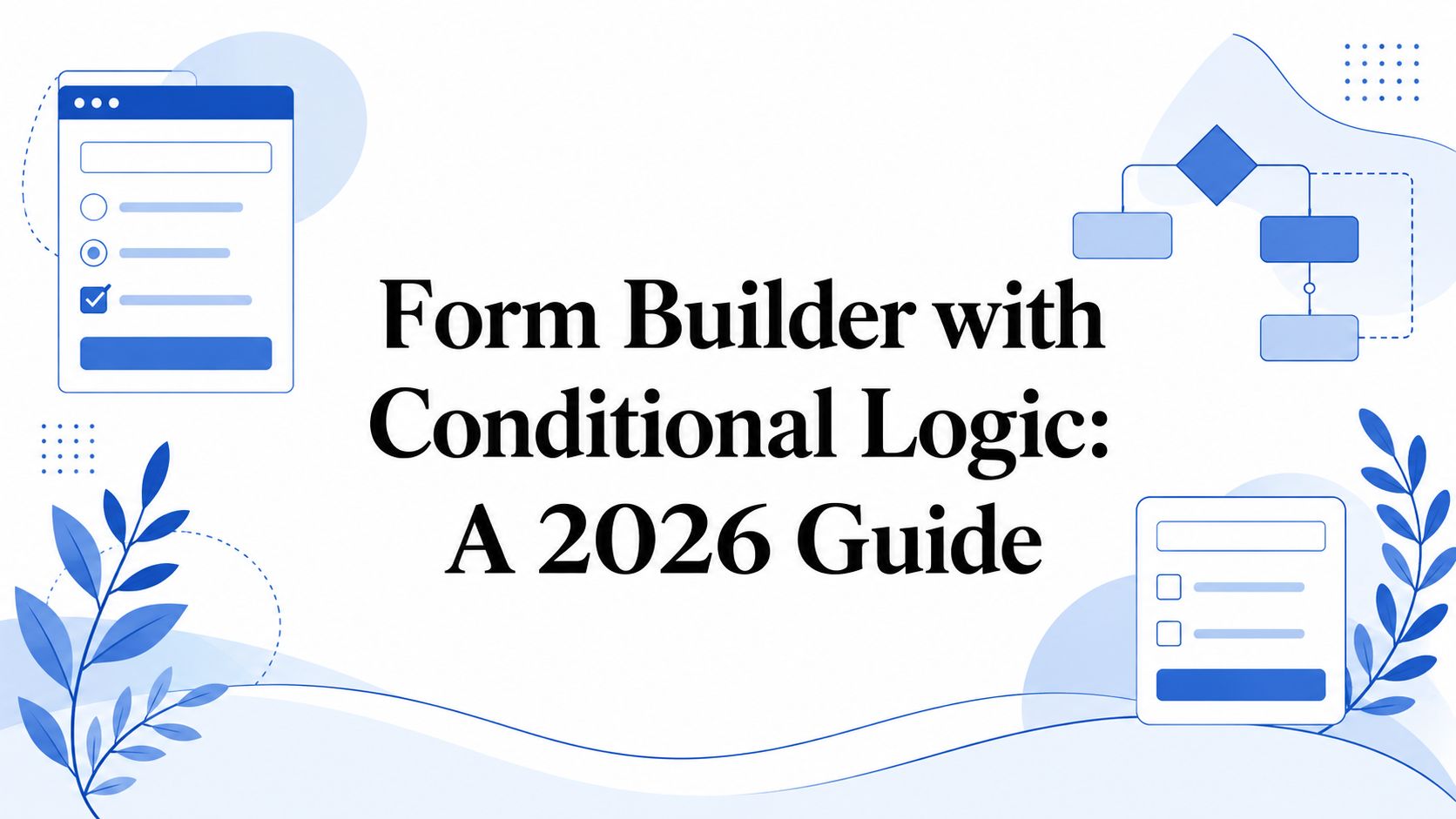 Creador de formularios con lógica condicional: una guía para 2026