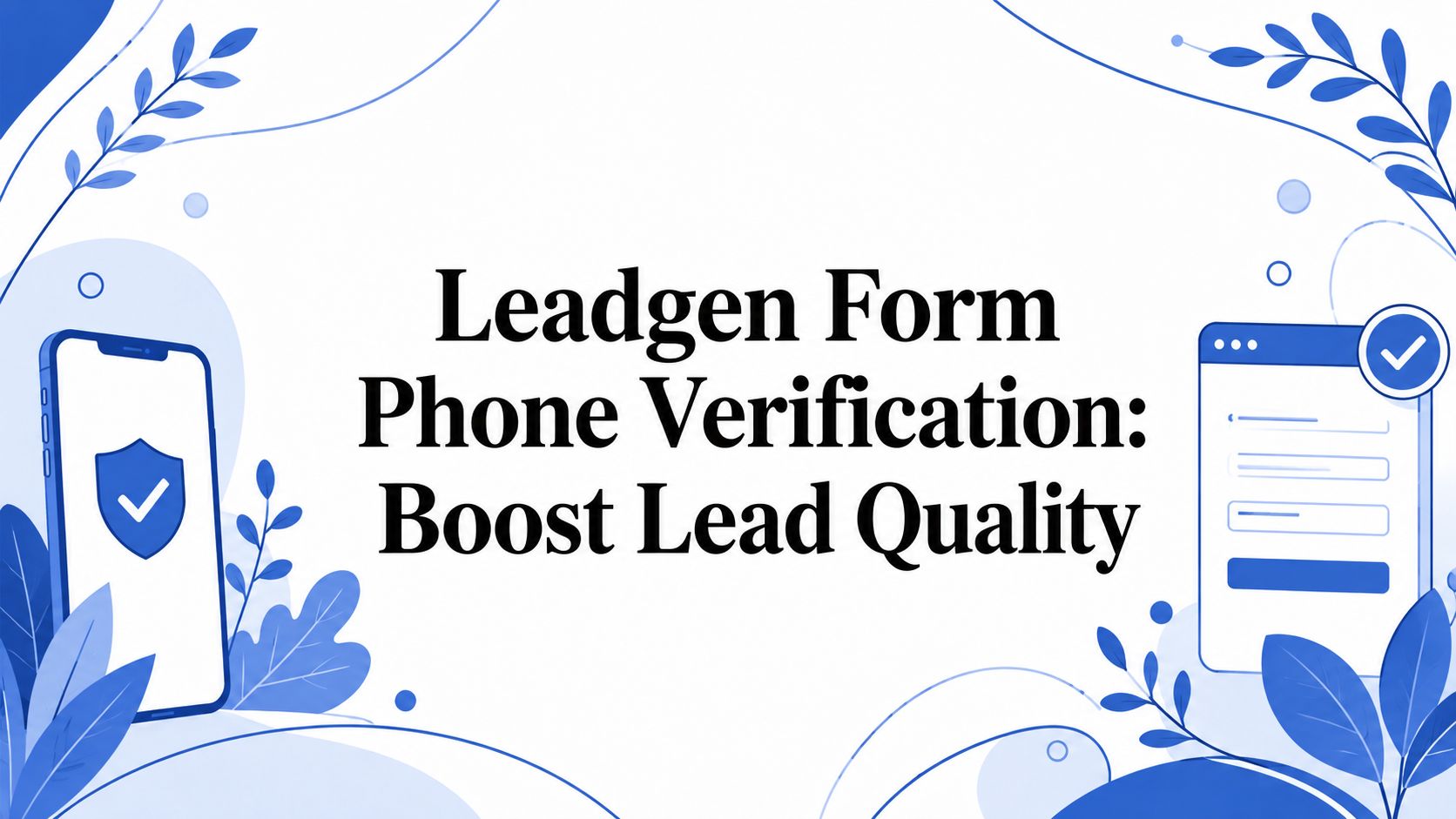 Verifica del numero di telefono nel modulo per la generazione di lead: migliora la qualità dei lead