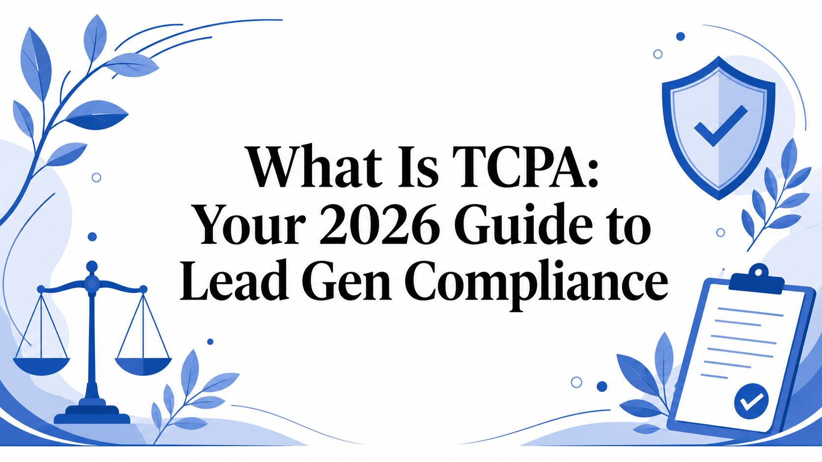 Qu&rsquo;est-ce que la TCPA ? Votre guide 2026 sur la conformité en matière de génération de prospects