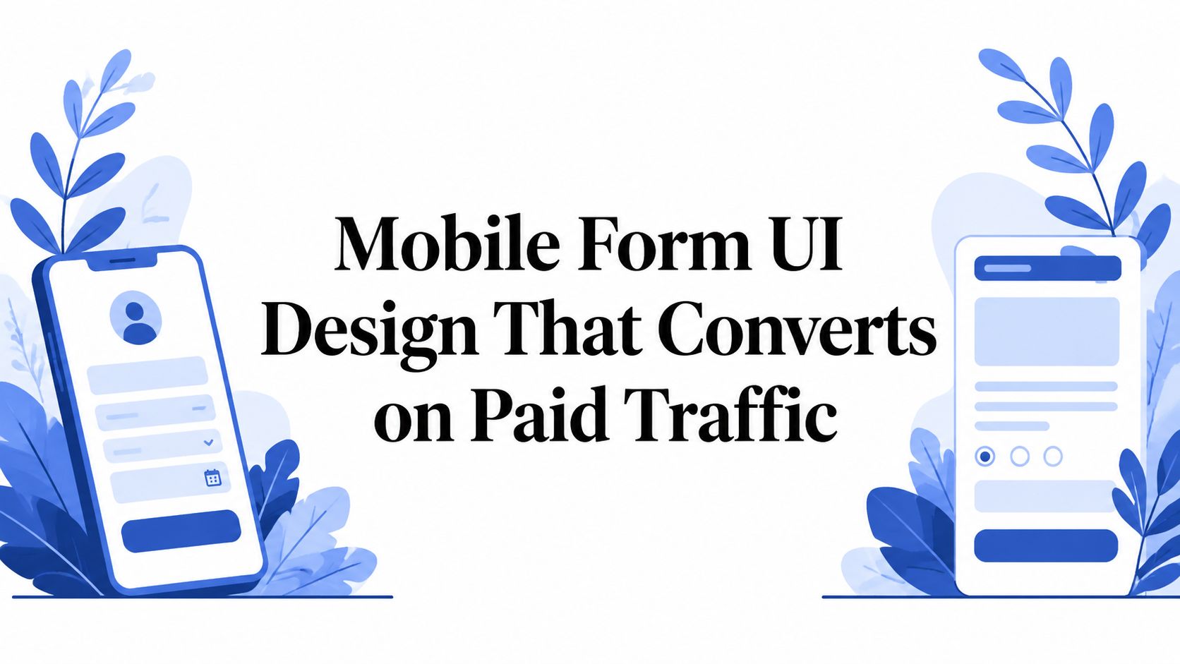 Mobile Form UI Design That Converts on Paid Traffic